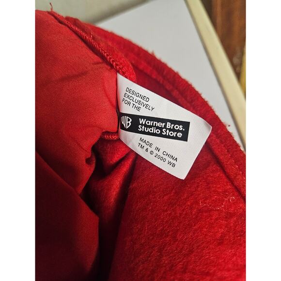 Warner Bros Store Looney Toons Huge Christmas Stocking 2000 Taz Tweety Plush Y2K - Picture 11 of 16